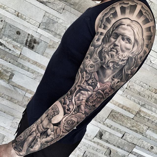 Angels  Doves Sleeve  ArtWear Tattoo