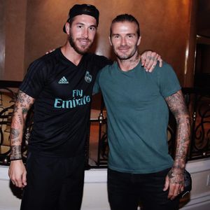 Soccer stars Sergio Ramos and David Beckham. (Via IG - davidbeckham)
