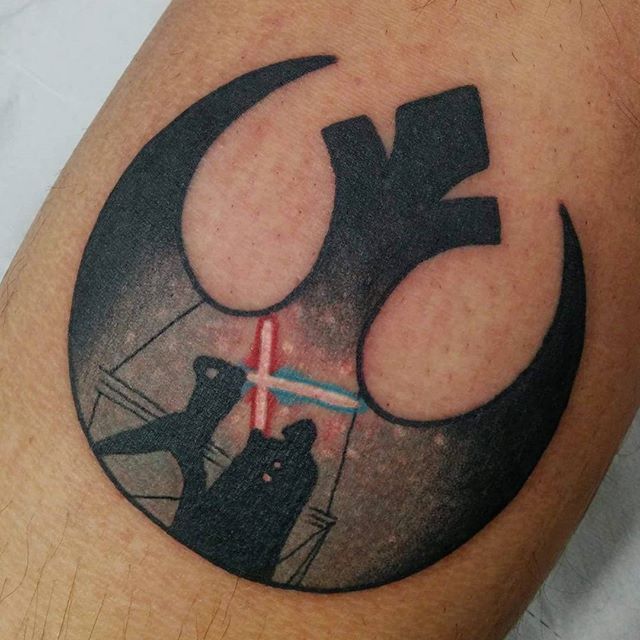 50 Rebel Alliance Tattoo Designs For Men  Star Wars Symbol Ideas