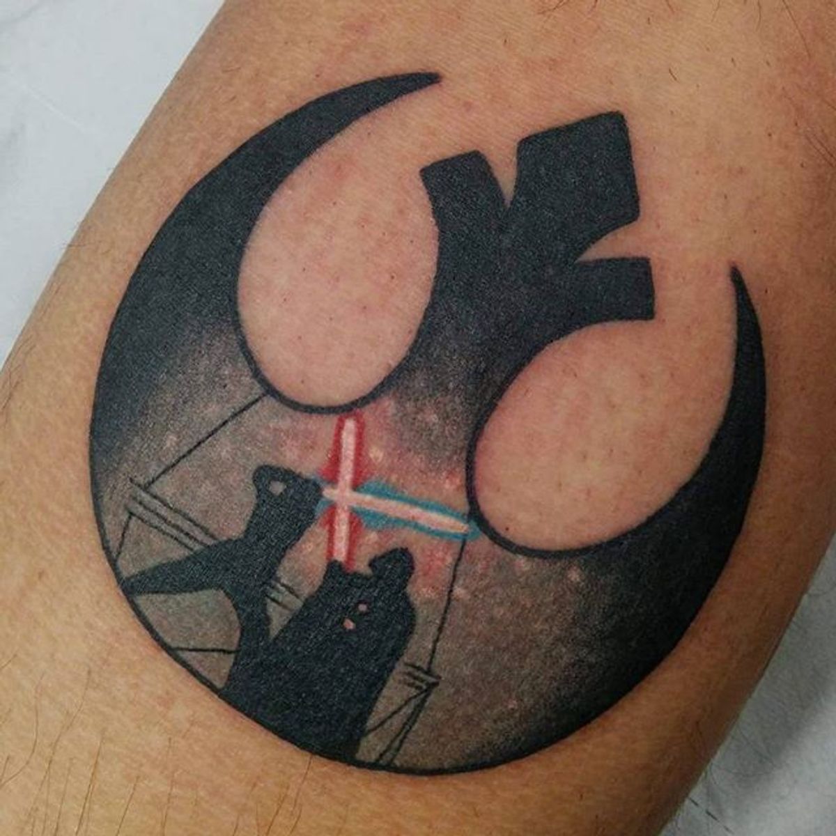 Tattoo uploaded by Robert Davies • Rebel Alliance Tattoo by Sunni Muffinson  #RebelAlliance #RebelAllianceTattoo #StarWarsTattoo #ForceAwakens #StarWars  #SunniMuffinson • Tattoodo