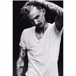 A picture of tattooist Jeremy Sloo Hamilton (IG—slootattoos). Photograph by Bad Jiggy. #JeremySlooHamilton #vibrant