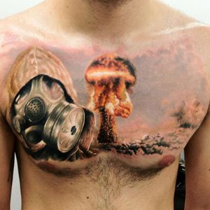 unknown artist #mushroomcloud #bomb