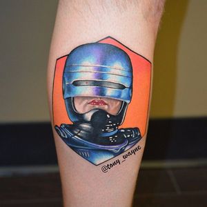 RoboCop Tattoo by Tony Wayne #RoboCop #Cyborg #SciFi #Movie #Portrait #TonyWayne