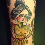 Feminist tattoo by Nicoz Balboa #NicozBalboa #illustrative #feminist