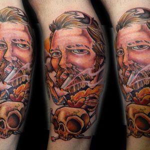 Cool Ryan Dunn tribute tattoo #ryandunn #ryandunntattoo #jackass #cky