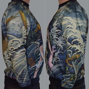 Andrew Connor for 36 Ghosts (via IG-36ghosts) #fashion #tattooinspired #menswear #ukiyoe #36ghosts #andrewconnor #brianbruno #TimothyHoyer #JoelLong
