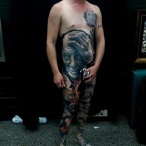 Awesome tattoo by Matt Jordan #MattJordan #tattoo #art #realism