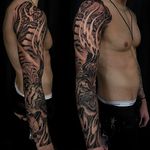 Very impressive tiger sleeve tattoo by Tony Hu. #TonyHu #tiger #tora #sleeve