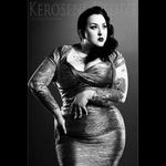 Betty Page would be proud of his one she looks stunnin as a pinup girl Photo by Studio D #KeroseneDeluxe #plusmodel #tattooedlady #model #pinup #StudioD #tattoomodel