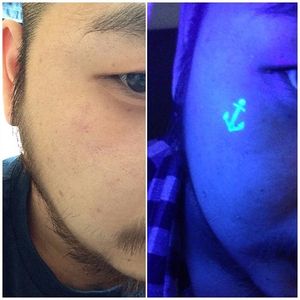 UV tattoo by Sulhong #UV #anchor #face #Sulhong