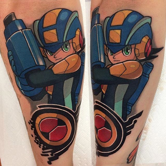 50 Megaman Tattoo Designs For Men  Video Game Ink Ideas