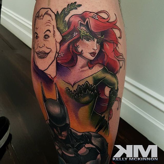 Sentient Tattoo Collective  Harley Quinn and Poison Ivy mashup by Rob   What do you think Follow Rob on Instagram for more dope ink in your feed  artist2life  httpswwwinstagramcomartist2lifeutmcampaignmeetedgarutmmedium 