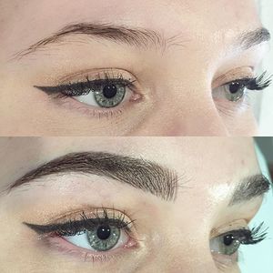 Microblading, Image Source: Shaughnessy Keely #cosmetics #eyebrows #Microblading #consmetictattooing