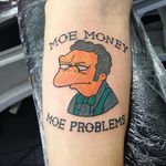 Moe Szyslak Tattoo by @arietti.tattoo #MoeSyzslak #MoeSzyszlakTattoo #SimpsonsTattoos #TheSimpsons #Simpsons #SpringfieldTattoos #AriettiTattoo