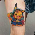 Dr. Pika-Strange Tattoo by Chris Morris #drstrange #pikachu #pokemon #pokemongo #pokemonart #popculture #ChrisMorris