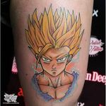 Gohan Tattoo by @mr_jacktattoo #Gohan #DragonBall #Manga #gohantattoo