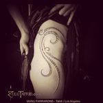 Hip tattoo by Manu Farrarons #ManuFarrarons #polynesian #tahitian #marquesan #ethnic #tribal #ornamental #freetattoo