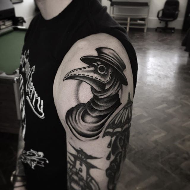 Traditional Plague Doctor by Daddy Jack TattooNOW