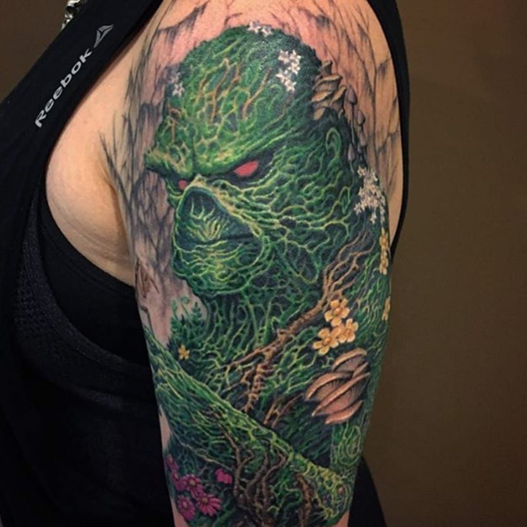 DCs Swamp Thing on Instagram Franks tattooing skills are out of this  world DM