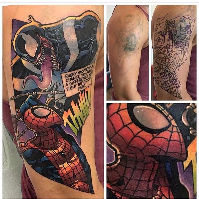 spiderman venom tattooTikTok Search
