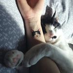 Cattoo via Instagram soltattoo #cat #Cattoo #pet #petportrait #color #soltattoo #microtattoo