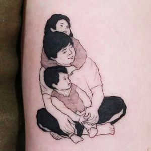 Family. (via IG - tattooist_doy) #TinyPeople #SmallPeople #TattooistDoy