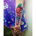Neptune wand tattoo by Laura Anunnaki. #LauraAnunnaki #magicalgirl #grlpwr #girlpower #magic #feminist #anime #anime #sparkly #girly #kawaii #sailormoon #wand