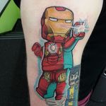 Iron Man tattoo by Jamie Hawkes. #marvel #superhero #ironman #comic #movie #tonystark #lego