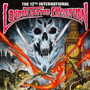 Poster for the 2016 London Tattoo Convention by Wendy Pham #londontattooconvention #londontattooconvention2016 #wendypham #poster