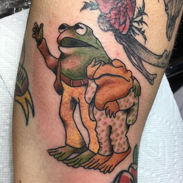 Izabella Tattoo Artist on Instagram FROG AND TOAD I love this couple  Theres a super cute tiktok I made at the  Matching tattoos Pretty  tattoos Cool tattoos