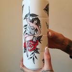 Perfect stacking coffee cups by Red Temple Prayer, created in collaboration with Tony Nilsson #fashion #RedTemplePrayer #tattooinspired #TonyNilsson #stackingcups #coffee #coffeecups
