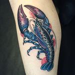 Lobster Tattoo by @allday_jina #Lobster #crustacean #ocean #alldayjina