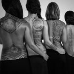 Different polynesian back designs, Photo: Anapa Production #PatuMamatui #polynesiantattoo #tribaltattoo #polynesian #tribal