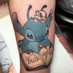 Stitch tattoo by Jaclyn Huertas. #JaclynHuertas #liloandstitch #disney #ohana #stitchtattoo #stitch