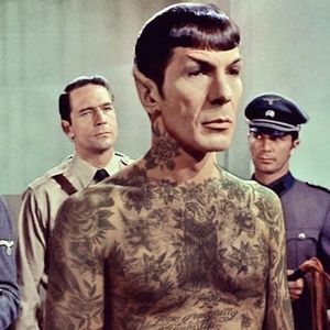 Tattooed Spock photo by Cheyenne Randall aka indiangiver on Instagram. #spock #leonardnimoy #startrek #scifi #CheyenneRandall #tattooedcelebrity