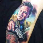 Jesse Pinkman Tattoo by Paul Acker #BreakingBad #BreakingBadTattoos #TVTattoos #JessePinkman #JessePinkmanTattoos #PaulAcker