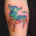 Cubist bull by Joe (via IG -- ohnojoe) #joe #bull #picasso