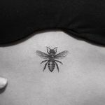 Queen-Bee via @mister_k_tattoo #bee #blackandgrey