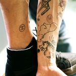 Matching tattoos, someone? #matching #Chanel #chanellogo #automatedtattoomachine #branding #robot #geek #technology #tatoué #logo #brand #fashion