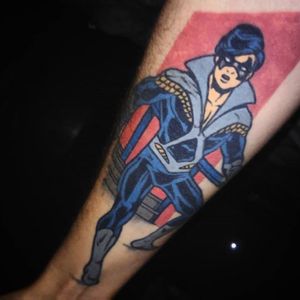 Nightwing Tattoo, artist unknown #Nightwing #DC #comics