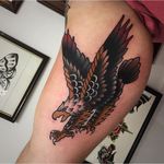Eagle Tattoo by Kathryn Ursula #Traditional #TraditionalTattoos #OldSchool #KathrynUrsula #eagle