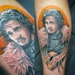 Jon Snow Tattoo by @simonkbell #simonkbell #jonsnowtattoo #gameofthronestattoo #winteriscoming