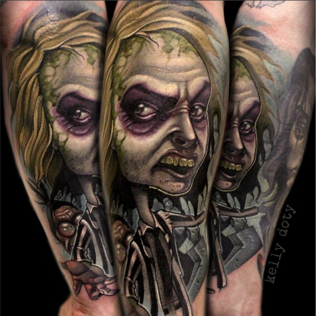 The Spooky Pop Surrealist Tattoos Of Kelly Doty  Tattoodo