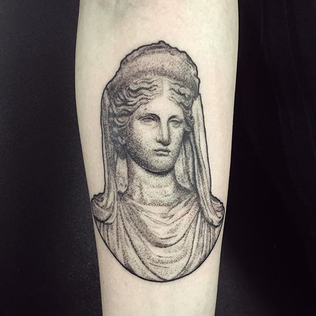 Tattoo uploaded by Robert Davies • Statue Tattoo by Tanya De Souza