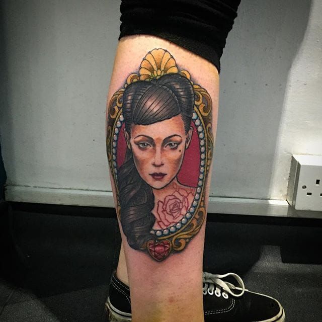 Framed traditional sleeve I made recently at Tooth and Talon Tattoo  Manchester UK tattoosbysjyoung  rtraditionaltattoos