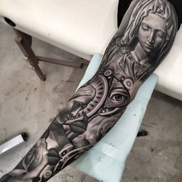 Virgin Mary has been added to this  Underworld Tattoo  Facebook