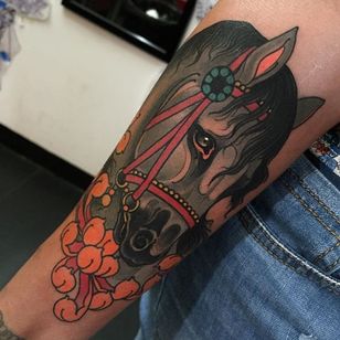 Tatuaje de un caballo por Alejandro Lopez