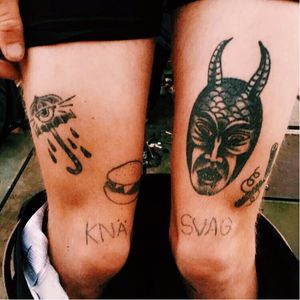 "Kna Svag", meaning Weak Knees. #weakknees #knasvag #sweden #StreetStyle #TattooStreetStyle #trailerparkfestival