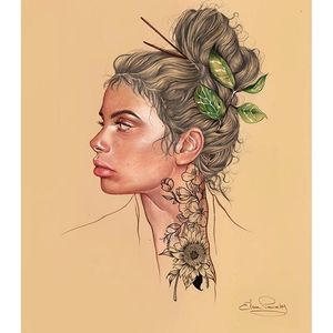 Elena Pancorbo Illustration. #ElenaPancorbo #artist #tattooart #traditionalart #illustrator #tattooedillustration