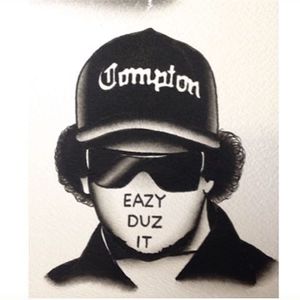 Eazy E by Jeremy D (via IG-jeremy_d_) #EazyE #musician #lyrics #celebrityportrait #flashart #flash #JeremyD #flashfriday